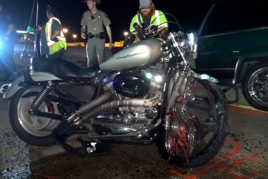 MOTORCYCLIST KILLED AS HE STRIKES PARKED SUV ON FREEWAY