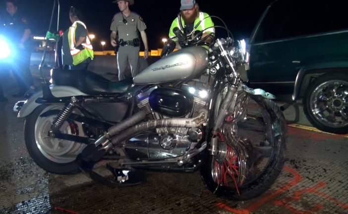 MOTORCYCLIST KILLED AS HE STRIKES PARKED SUV ON FREEWAY