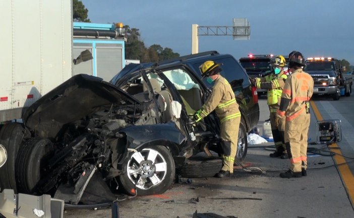 VICTIMS OF THURSDAY MORNING DOUBLE FATAL CRASH ON I-45 ARE IDENTIFIED BY OFFICIALS