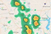 STRONG THUNDERSTORMS MOVING INTO MONTGOMERY COUNTY