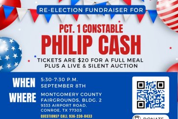 PCT. 1 CONSTABLE PHILIP CASH INVITES EVERYONE TO REELECTION FUNDRAISER