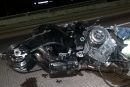 MOTORCYCLE CAUSES 11 VEHICLE CRASH KILLS TWO ON I-45