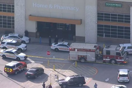 Officer shoots possible robbery suspect at Walmart in NE Harris County