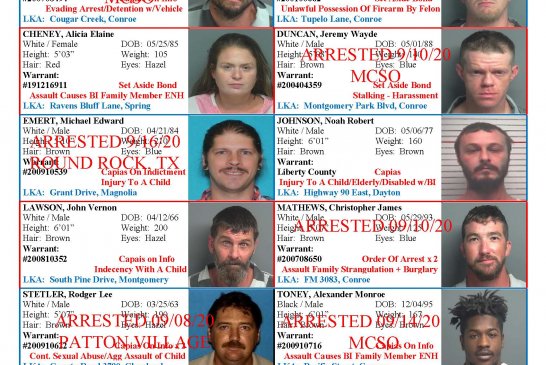 MONTGOMERY COUNTY MOST WANTED-STILL A FEW ON THE LOOSE