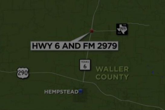 Woman dead, child hurt after big rig collides with their car in Waller County, authorities say