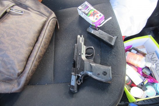 Cleveland Traffic Stop Leads to the discovery of Marihuana/Handgun