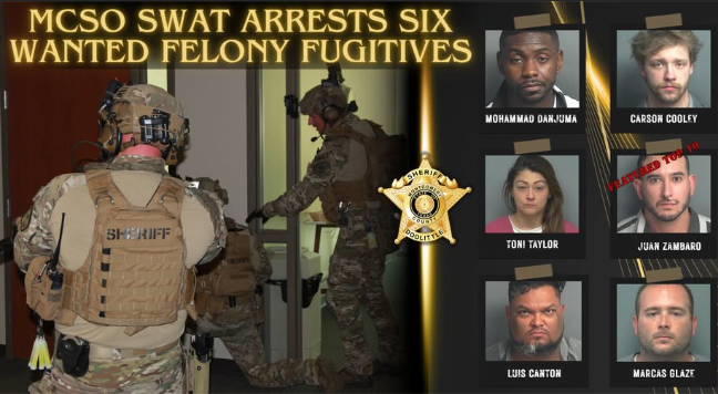 MONTGOMERY COUNTY SWAT ARRESTS SIX | montgomery county police reporter