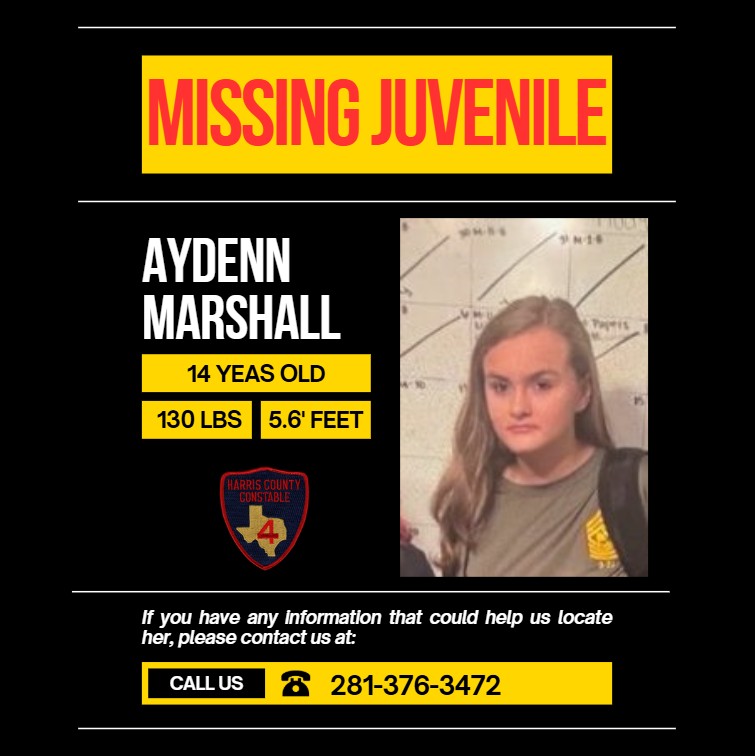 PRECINCT 4 LIVE: SEARCH UNDERWAY FOR MISSING JUVENILE!! Please Look & Share!
