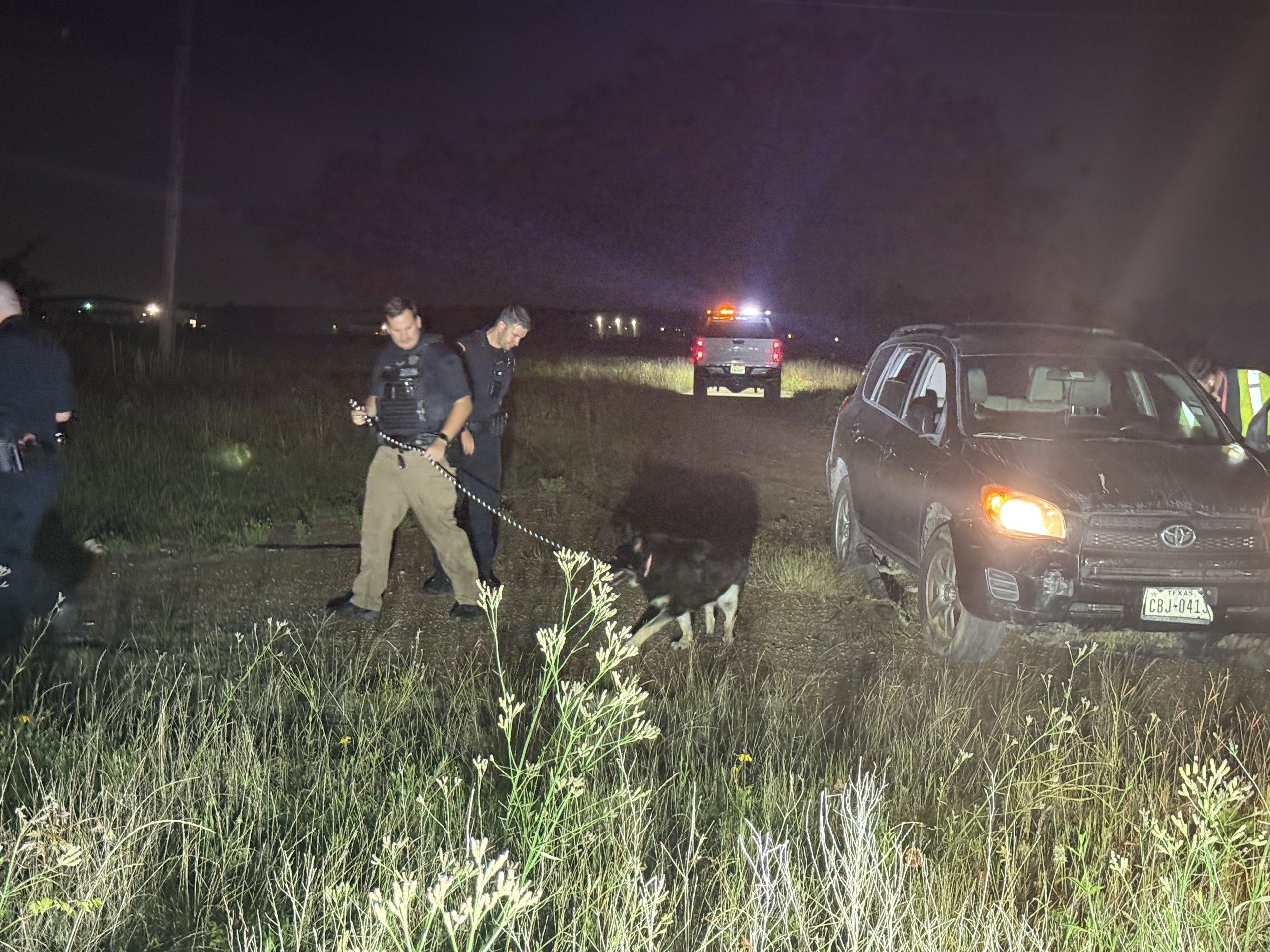 INTOXICATED FEMALE CRASHES ONTO CONROE AIRPORT